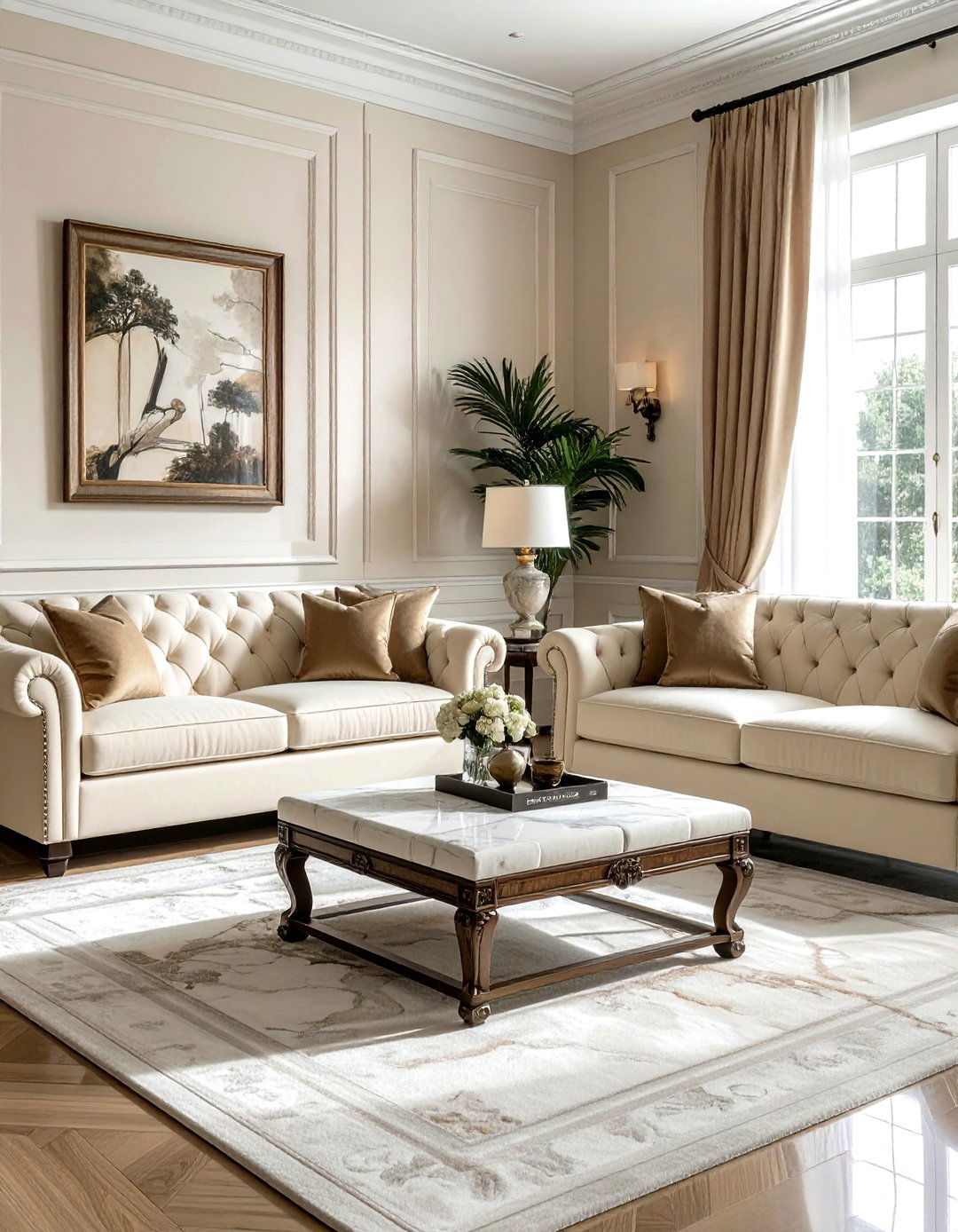 Formal living room - 30 show home living room ideas