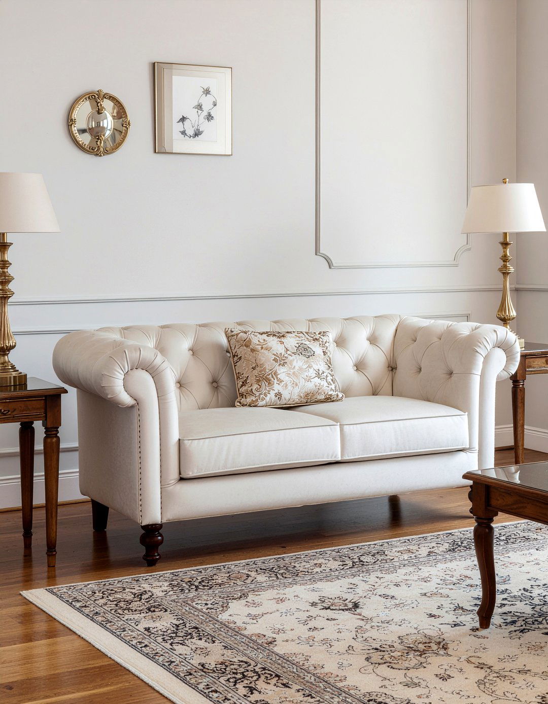 Formal living room rolled arm sofa - 30 living room rolled arm sofa ideas