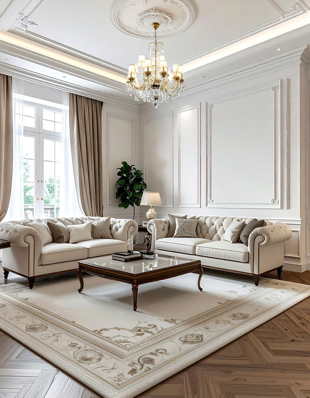 30 Living Room Chair Rail Ideas to Add Architectural Detail