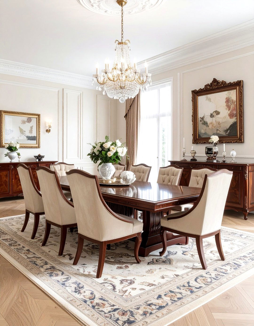 Formal traditional dining room - 30 Chicago dining room ideas
