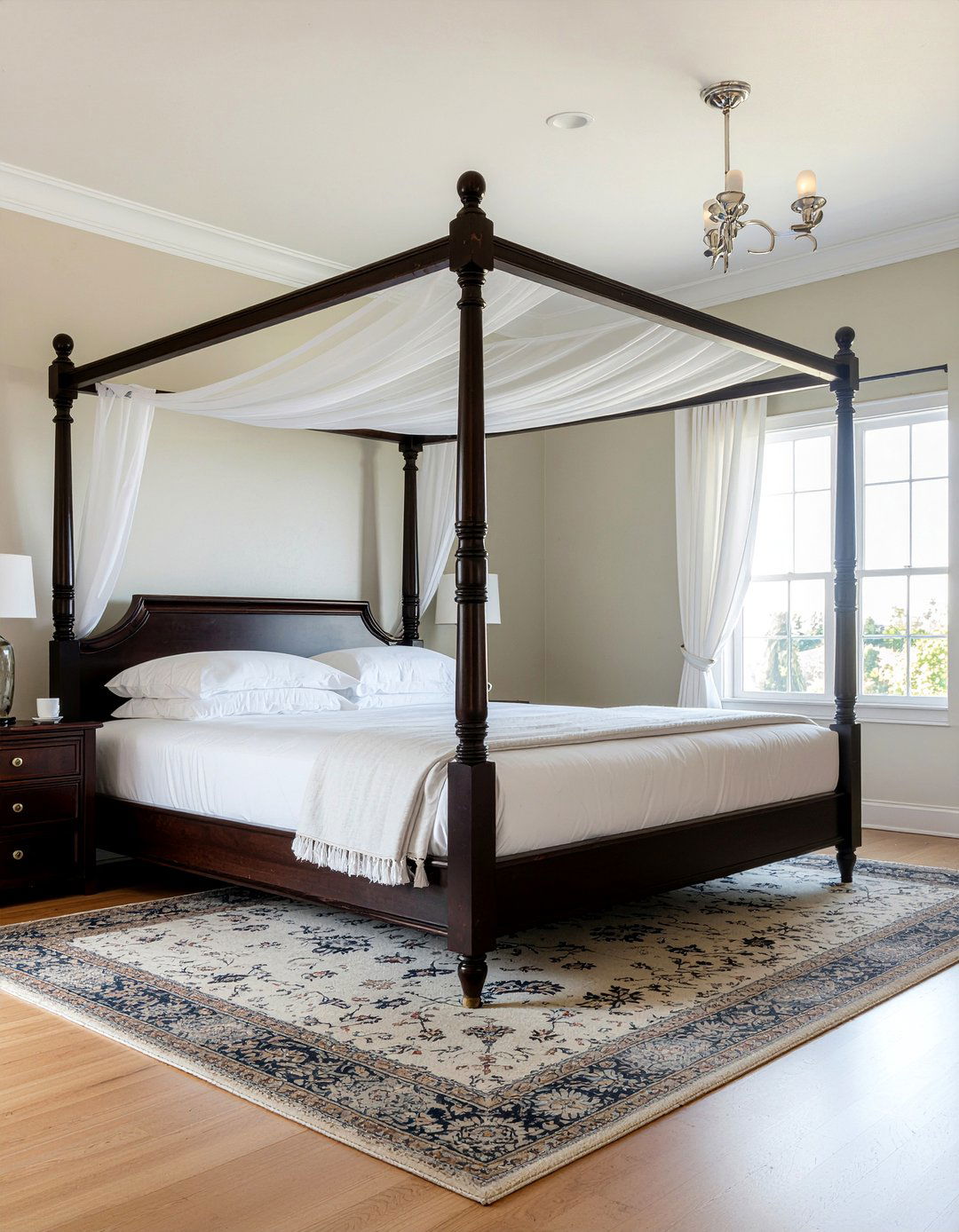 Four Poster Wooden Bed - 30 wooden bed frames