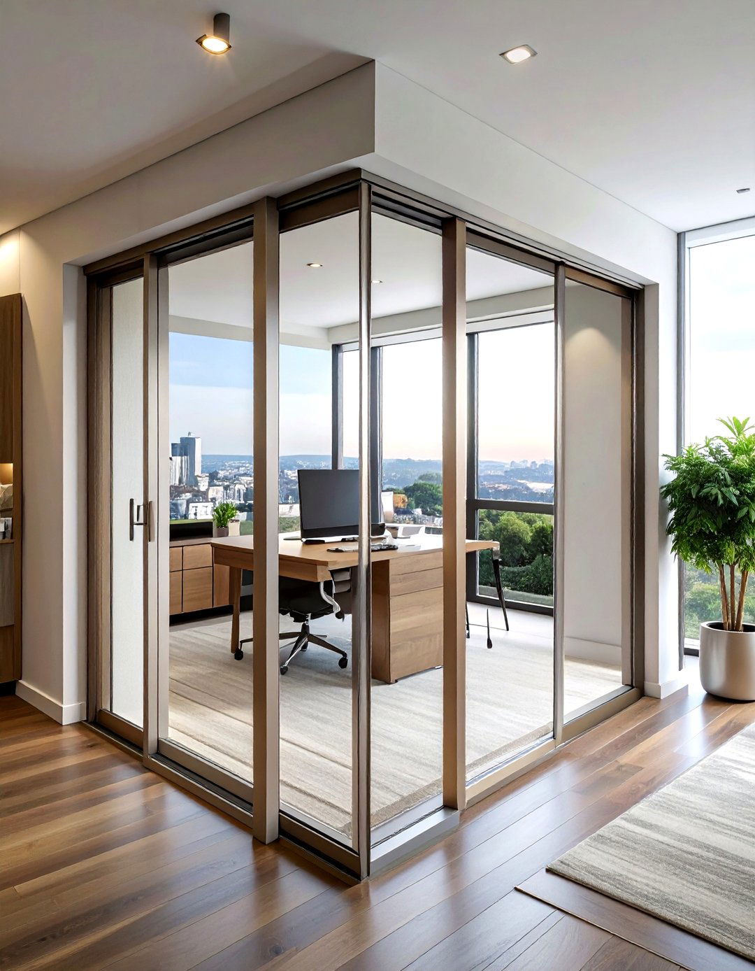 Four panel bifold doors - 30 living room bifold doors