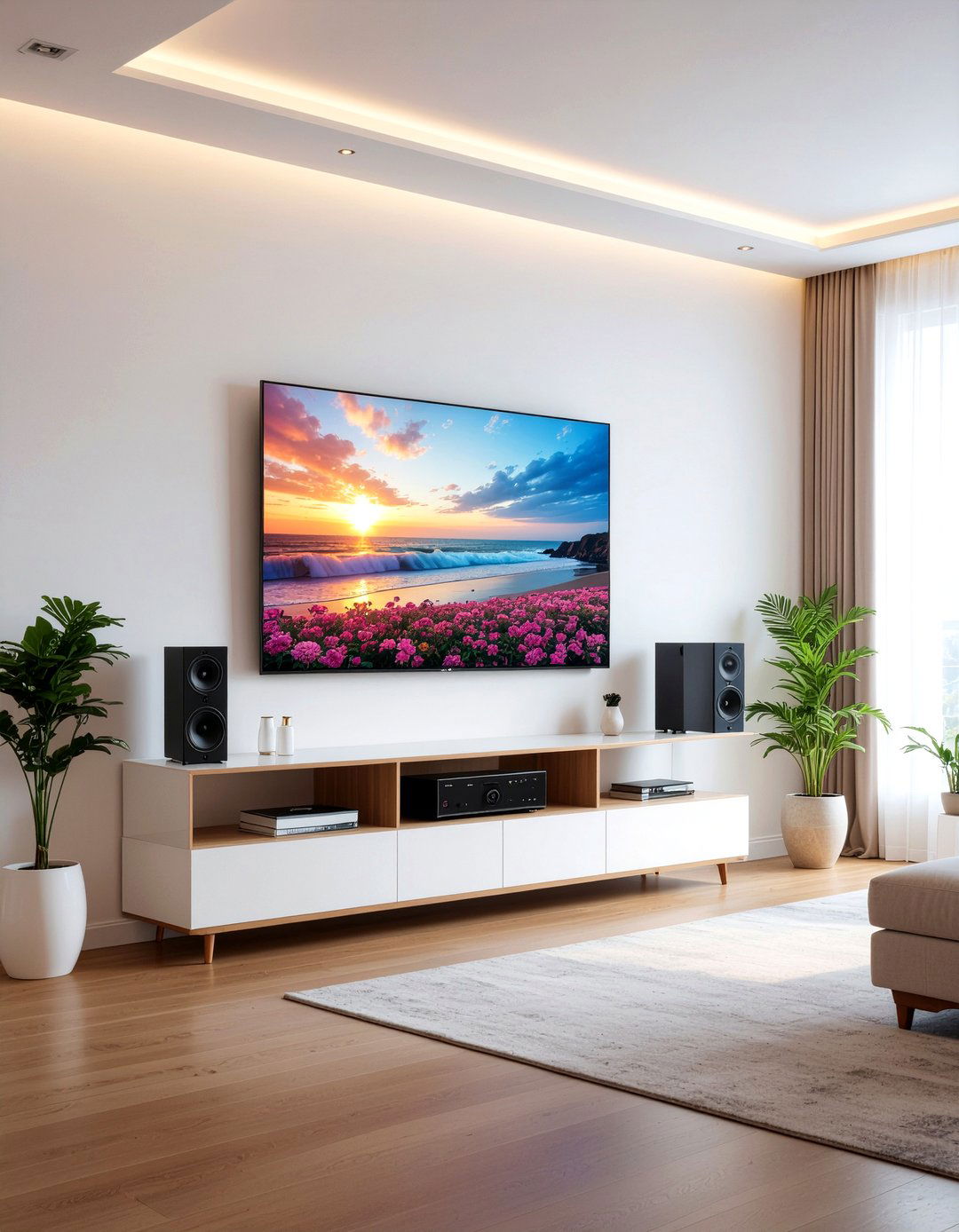 Frame TV Sound System - 30 living room surround sound ideas