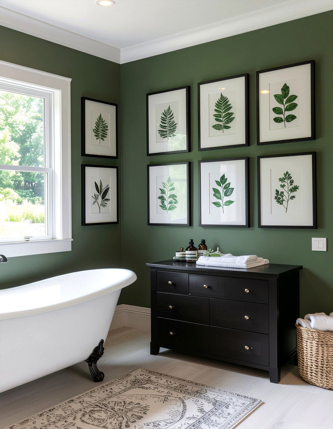 Framed Art - 30 bathroom charm ideas
