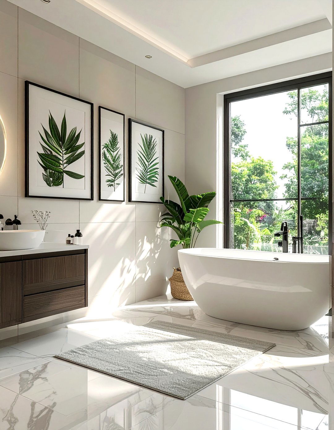 Framed Bathroom Art - 30 bathroom finishing touches ideas