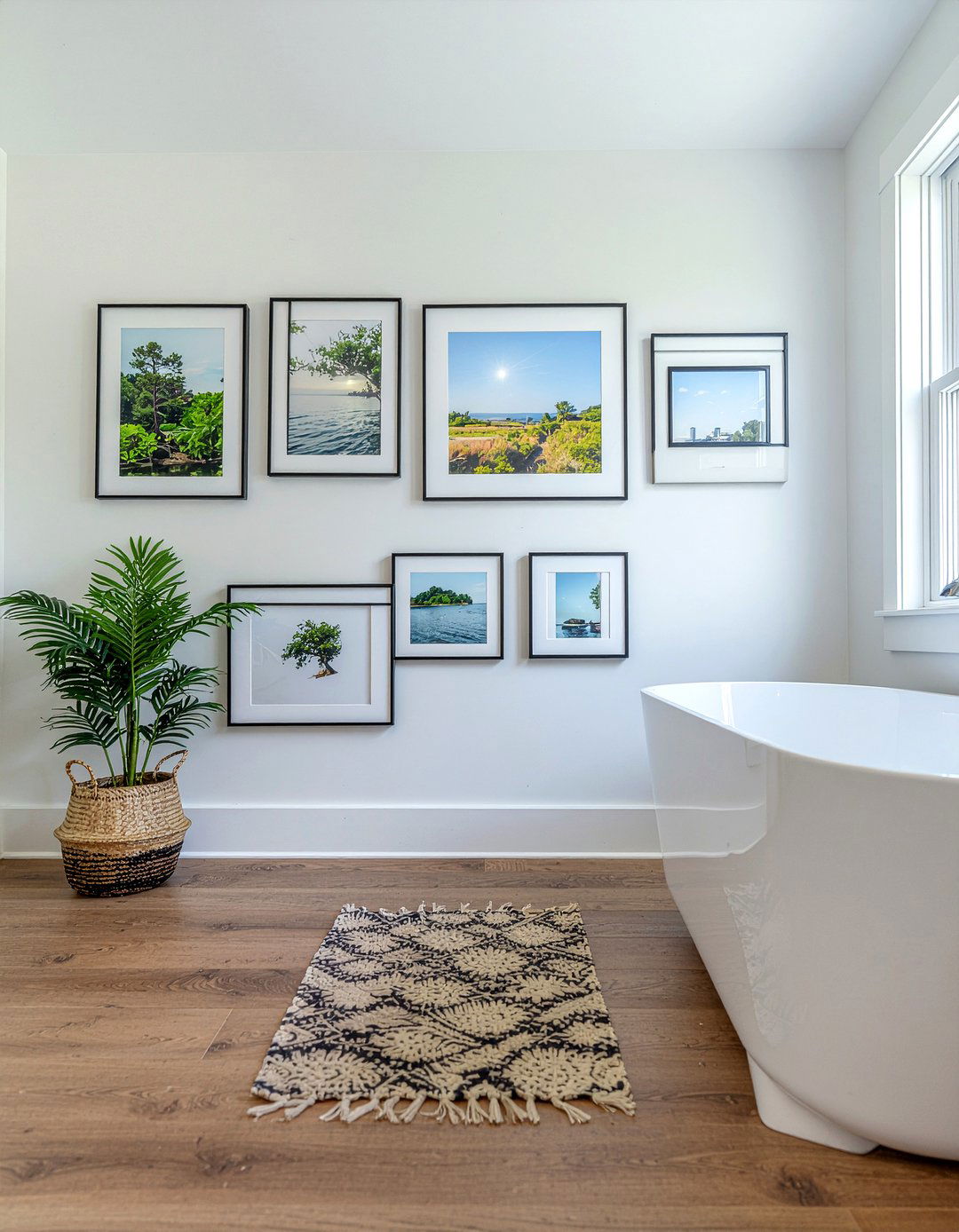 Framed Bathroom Art - 30 bathroom tub accent ideas