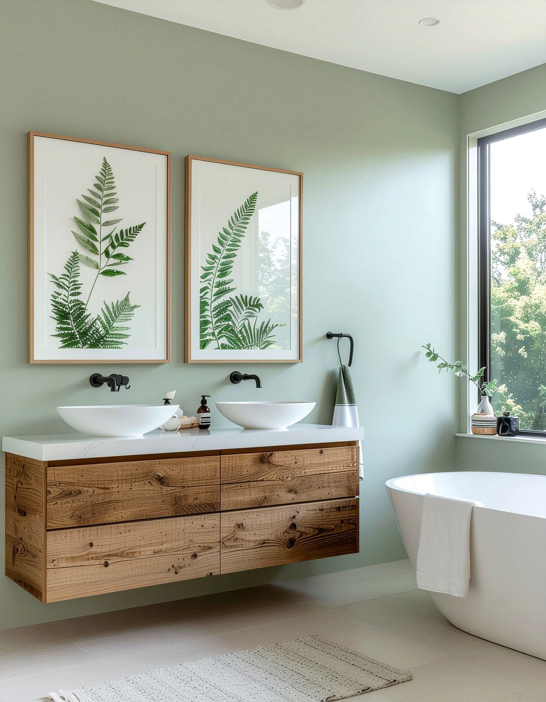 Framed Bathroom Art - 30 bathroom finishing touch ideas