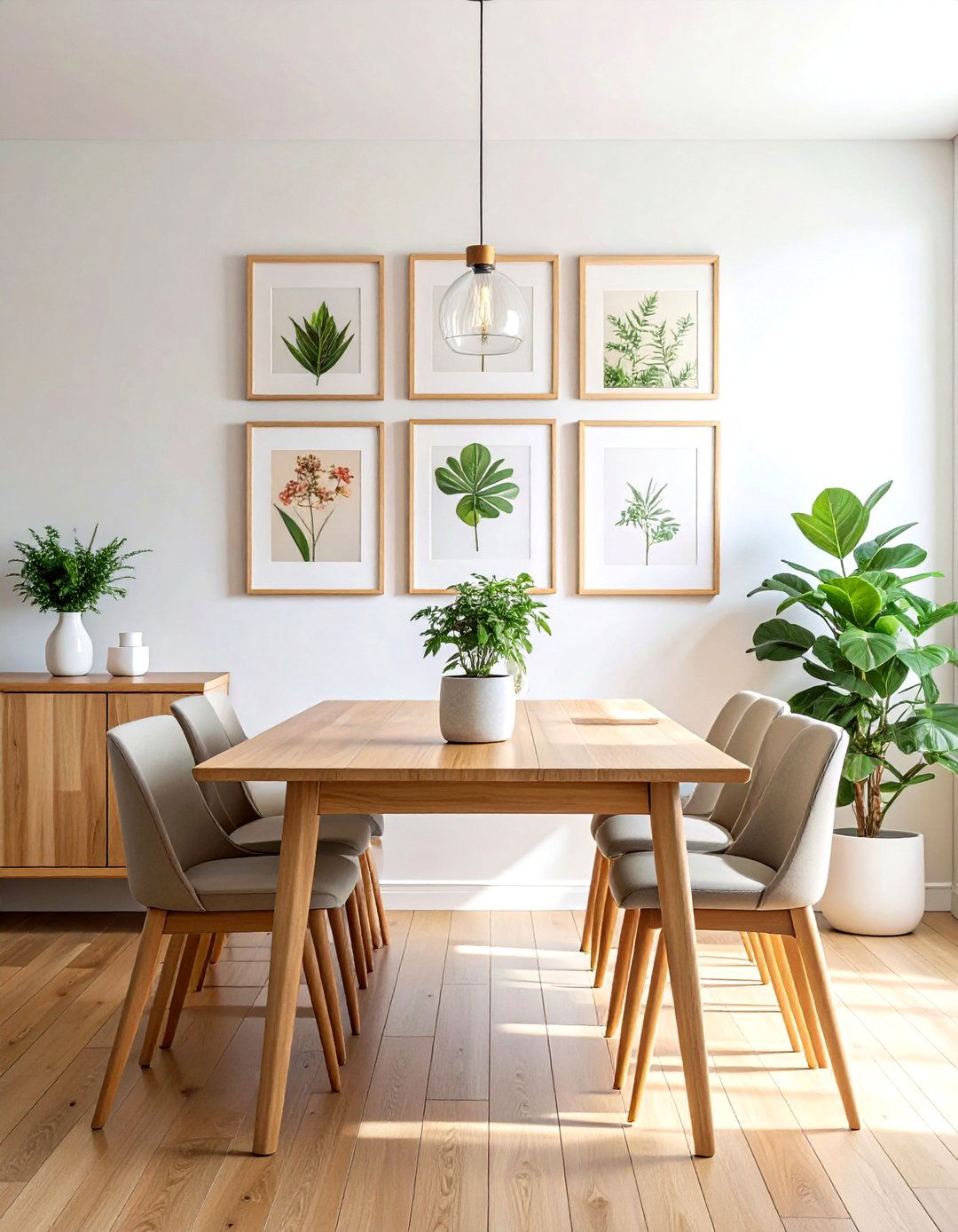 Framed Botanical Prints - 30 simple decor change ideas