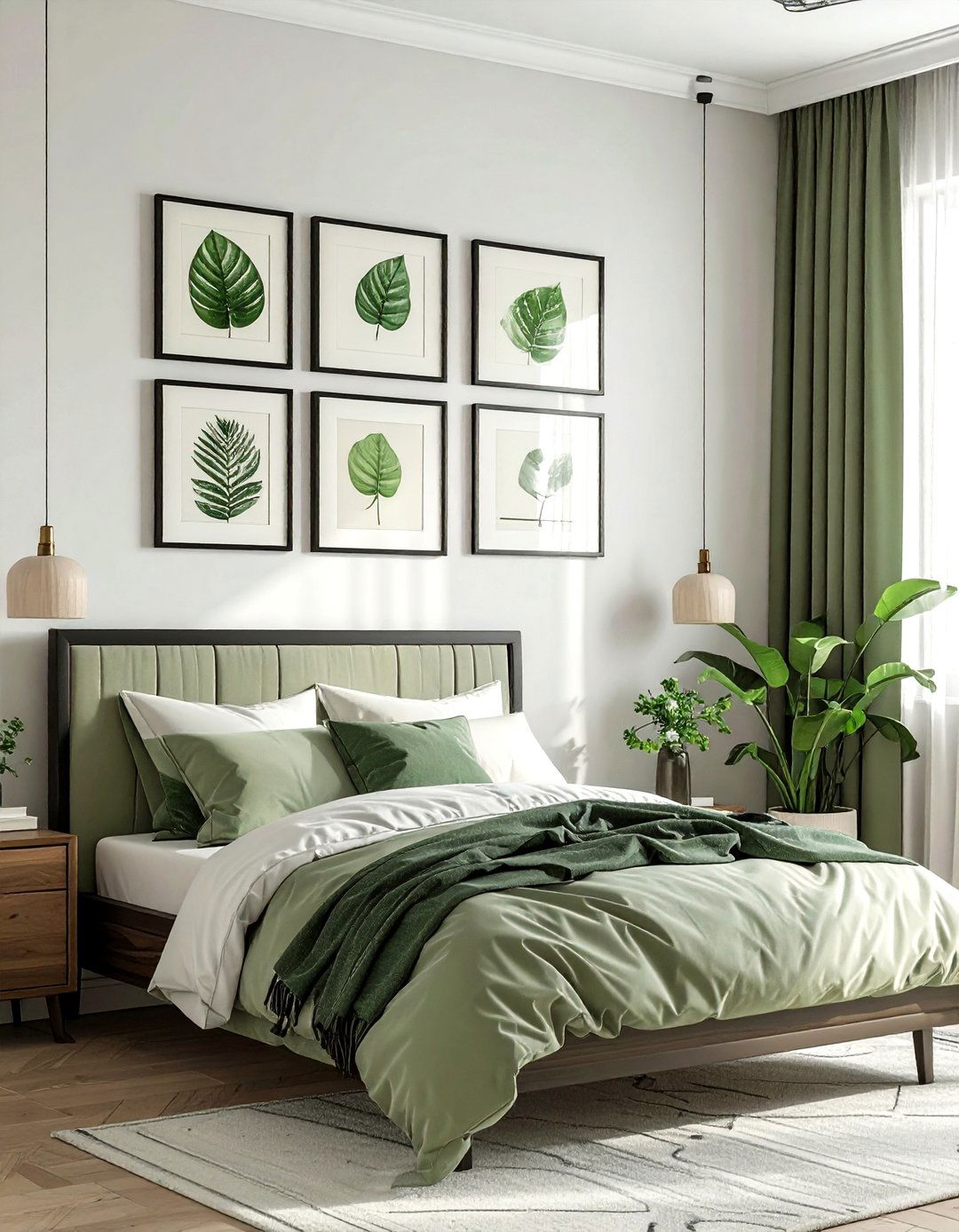 Framed Botanical Prints - 30 simple decor ideas
