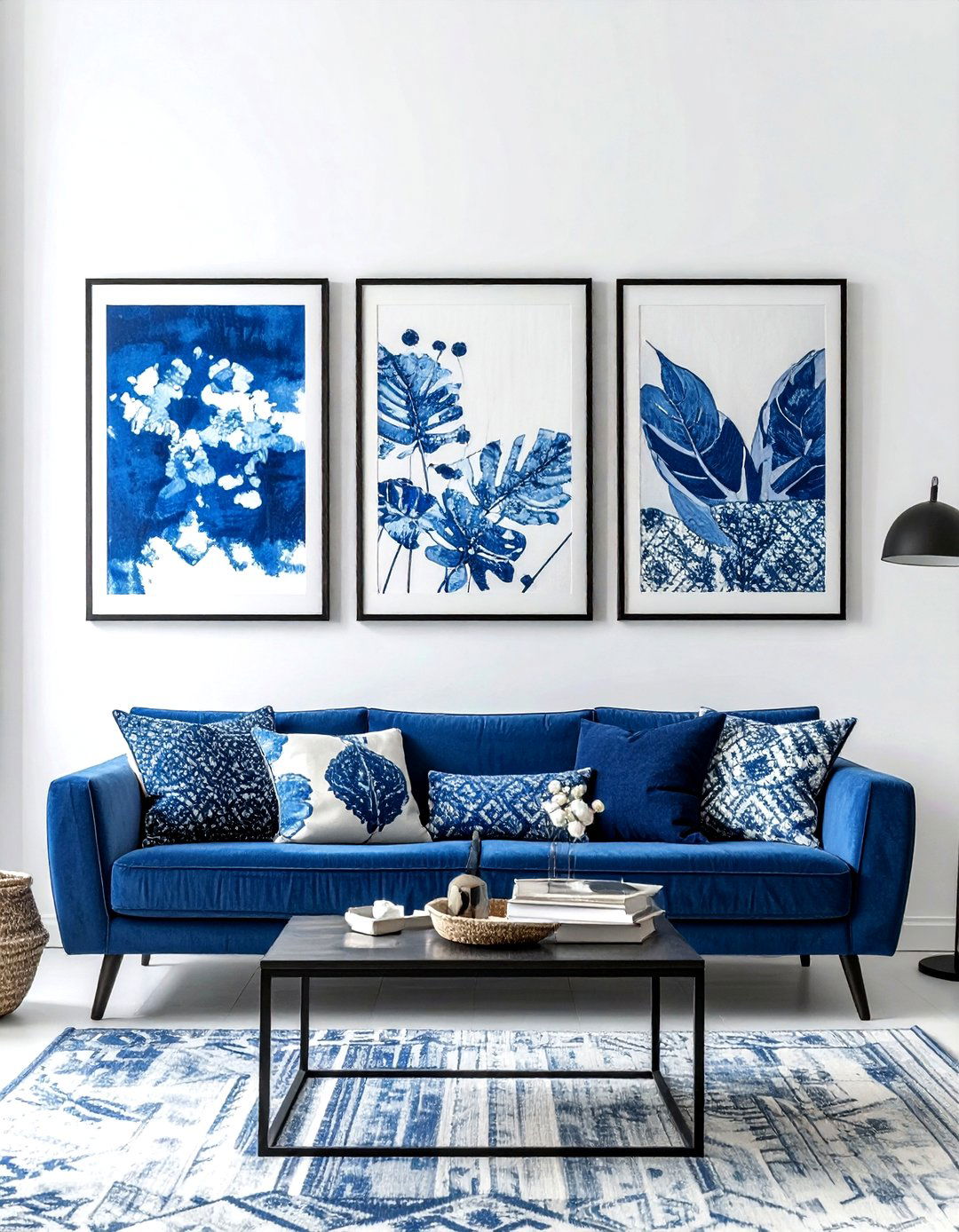 Framed Cotton Fabric Art - 30 cotton decor ideas