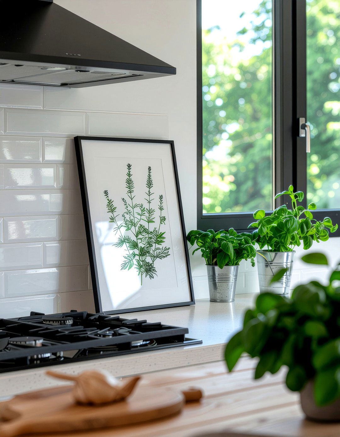 Framed Kitchen Art - 30 layered kitchen ideas