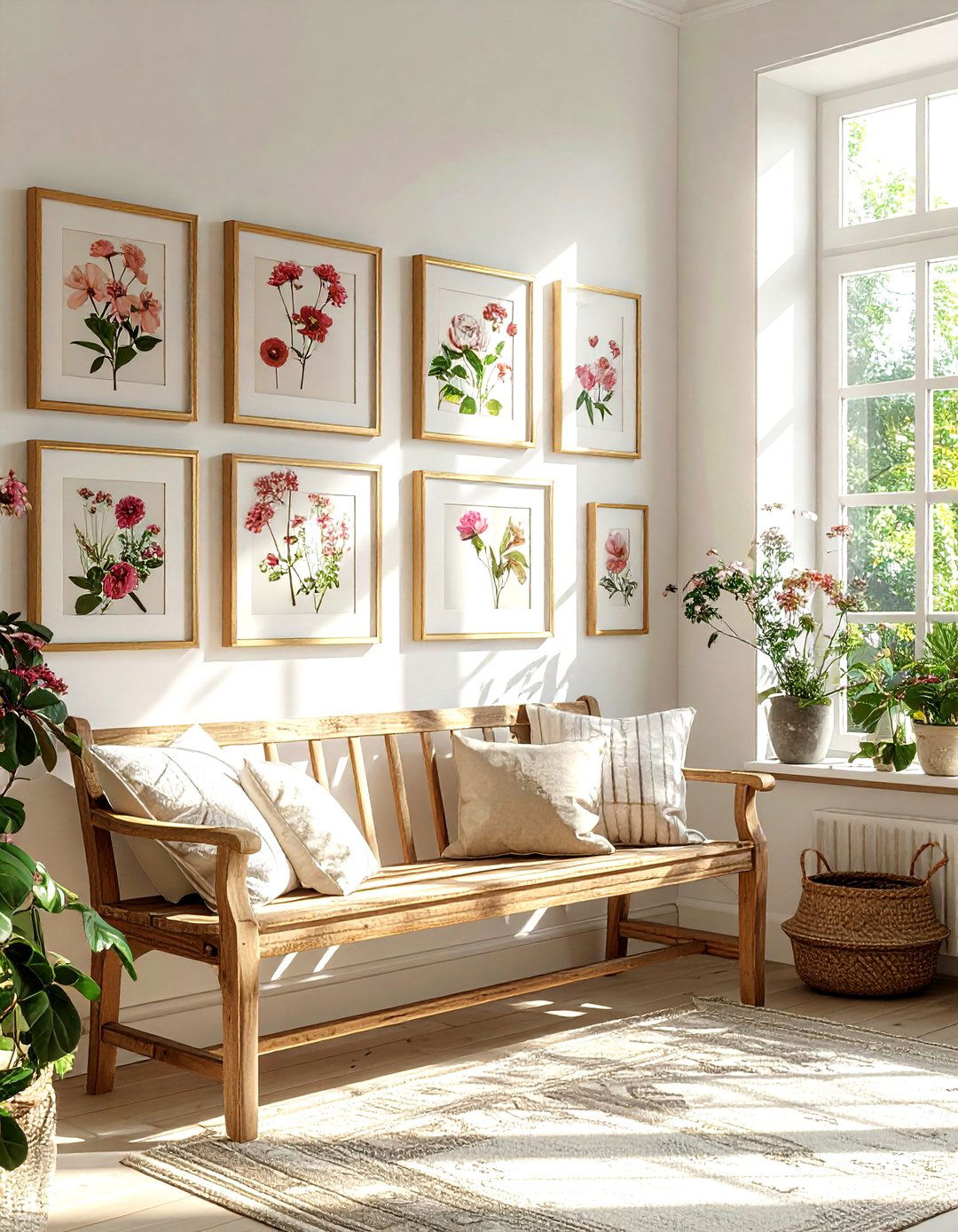 Framed Pressed Flowers - 30 DIY decor ideas