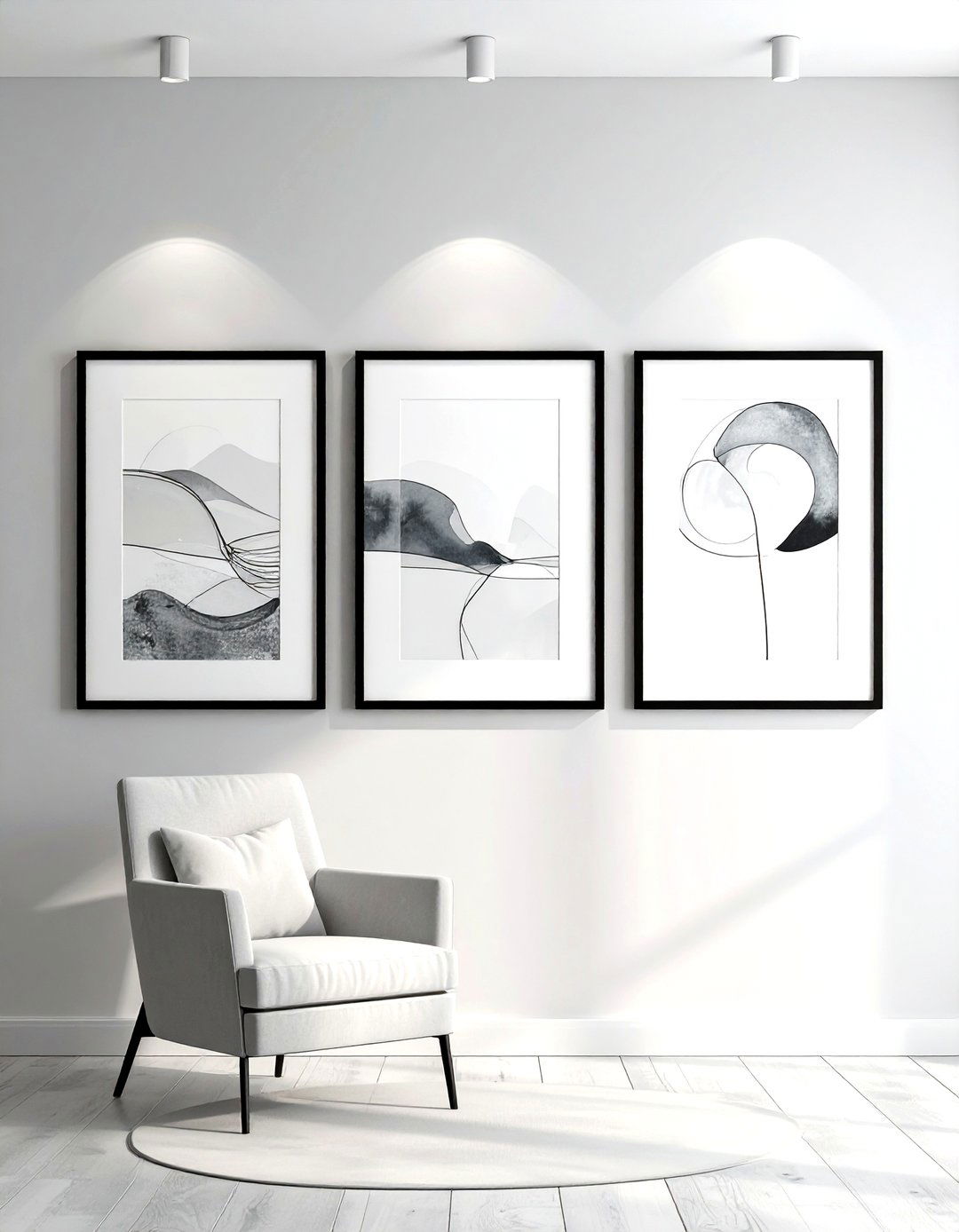 Framed Wall Art - 30 living room finishing touches ideas