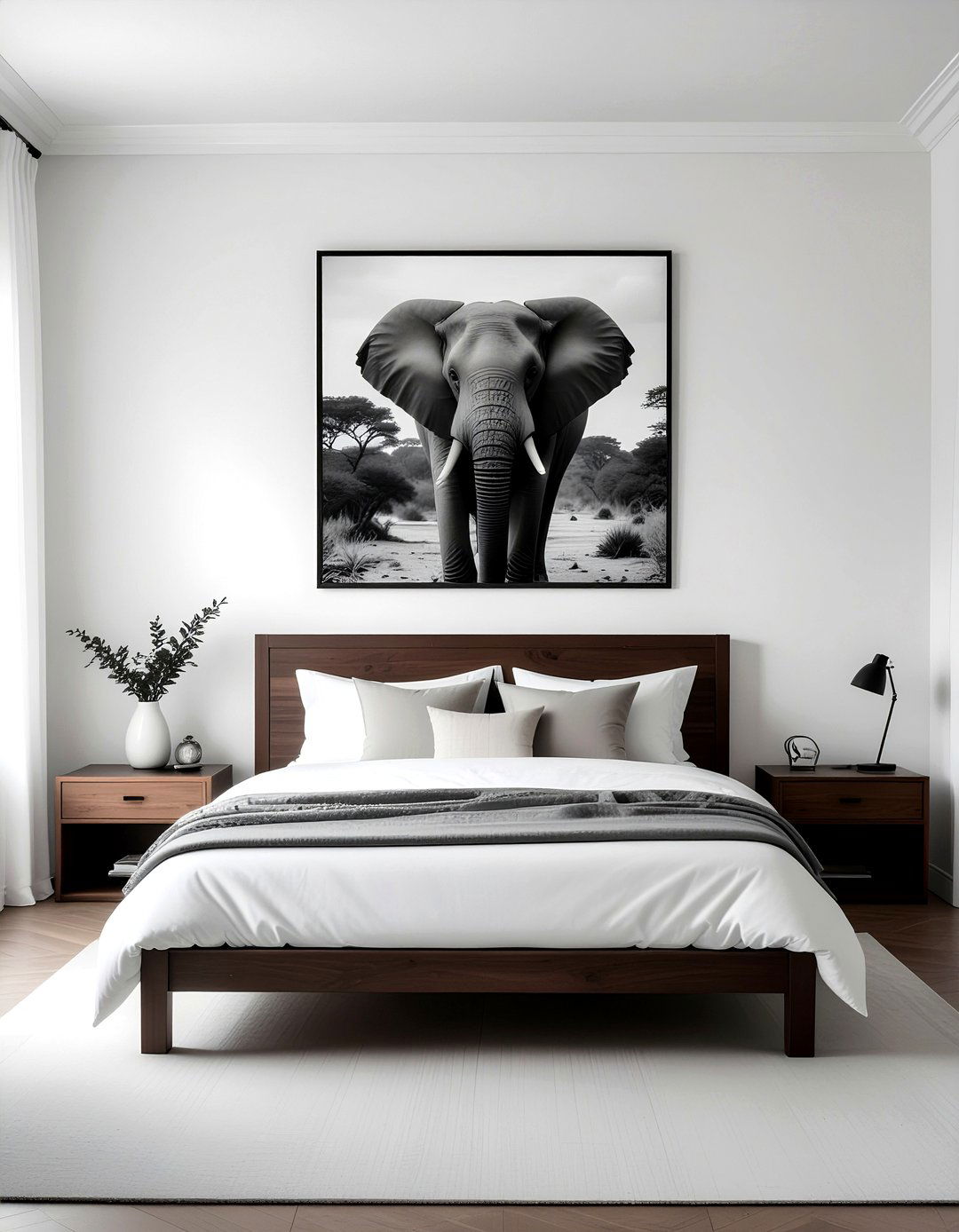 Framed Wildlife Photography - 30 safari bedroom ideas