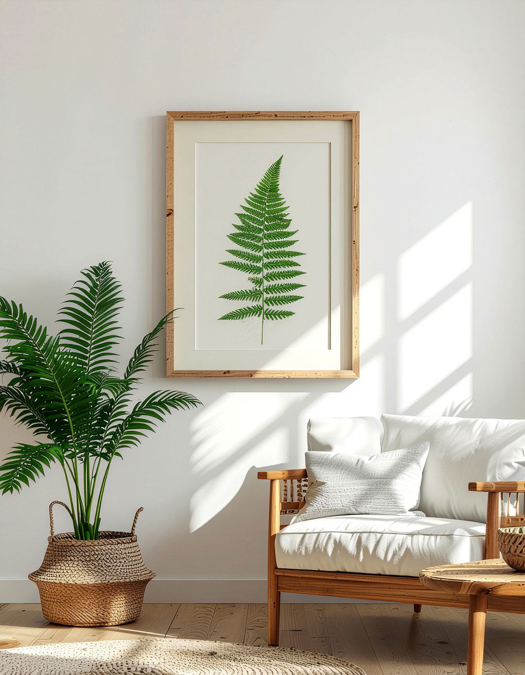 Framed botanical print - 30 estate sale decor ideas