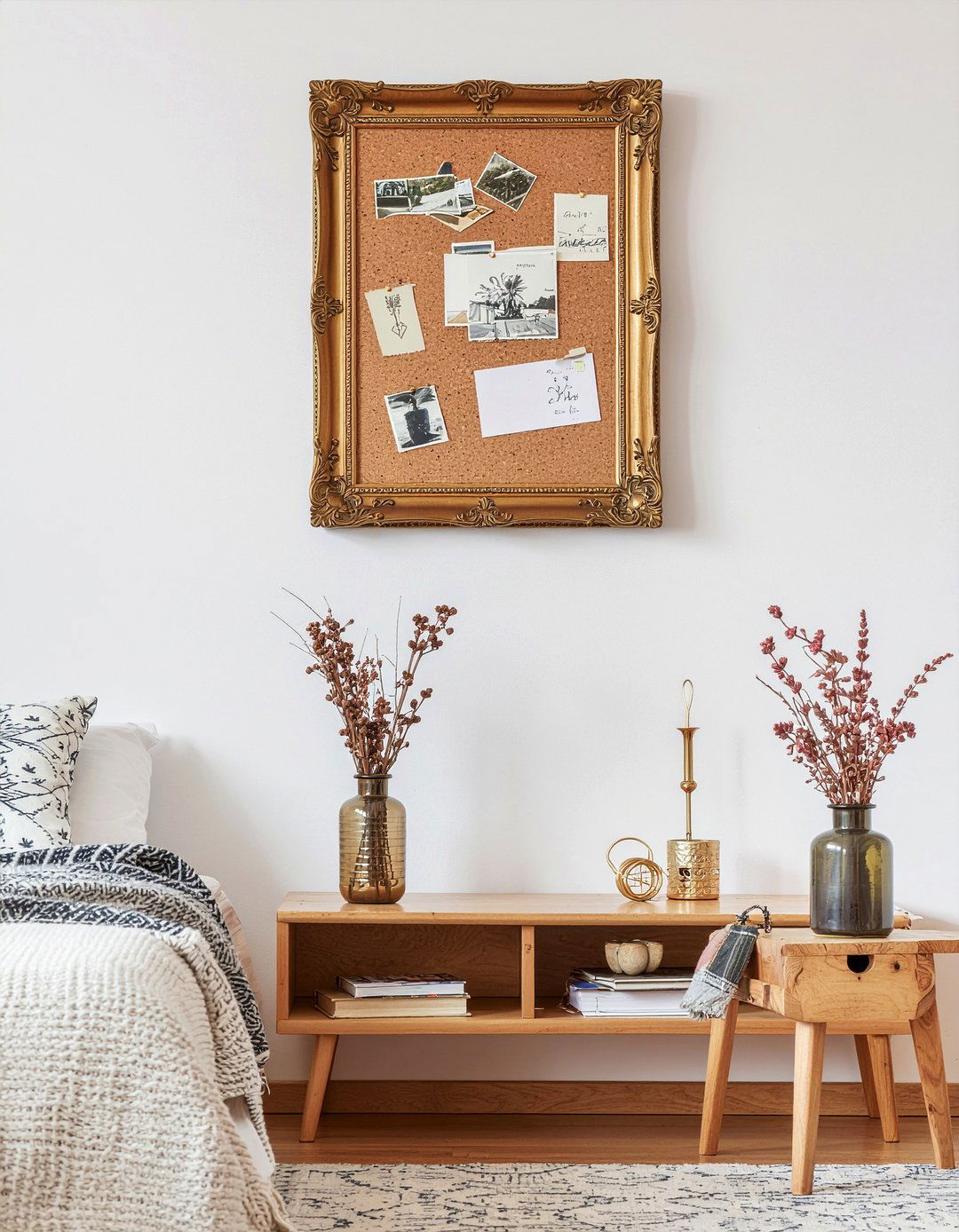 Framed cork board - 30 bedroom cork boards