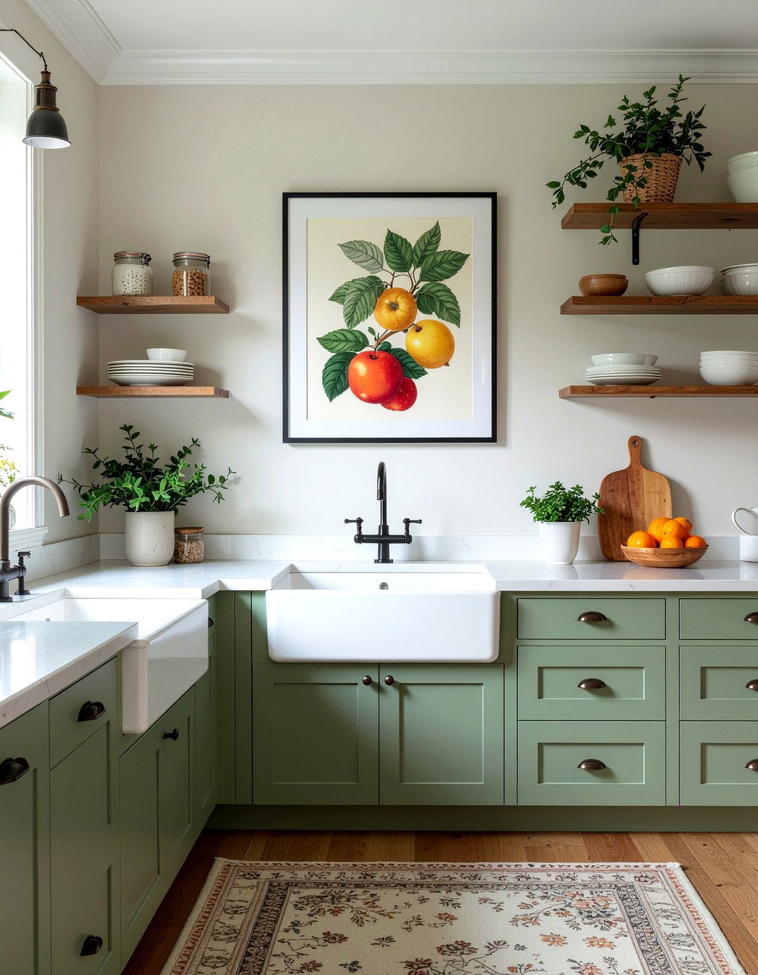Framed kitchen art - 30 kitchen layering ideas