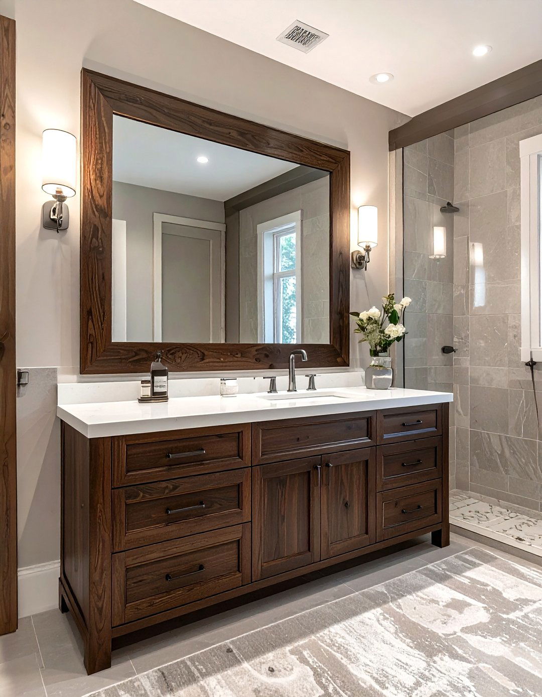 Framed mirror - 30 one-day decor project ideas