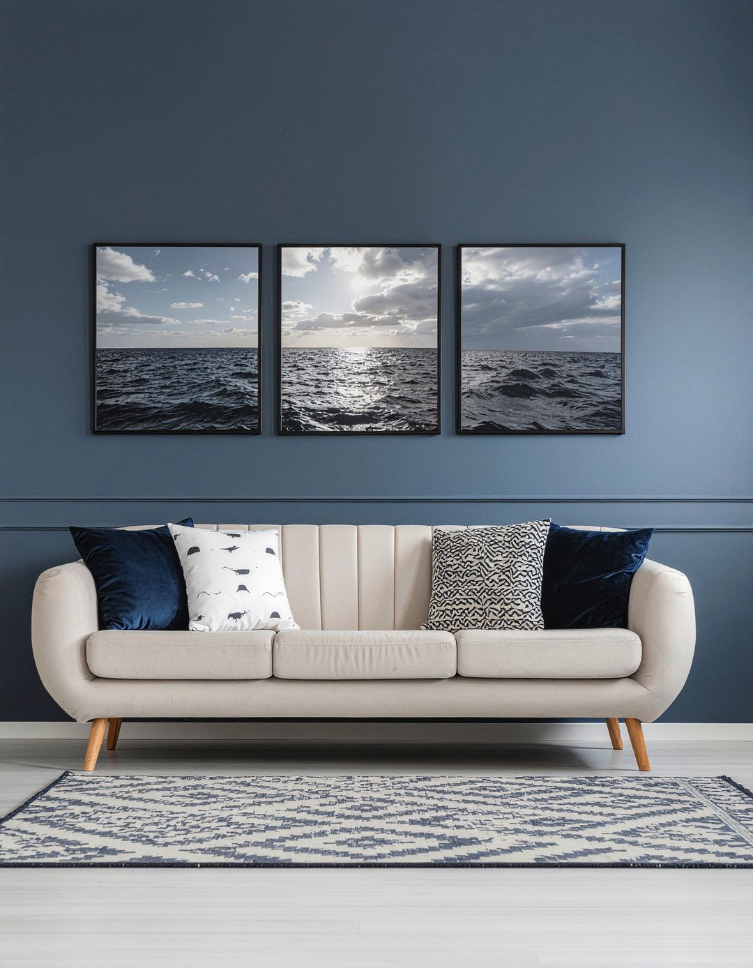 Framed photography - 30 living room wall decor ideas