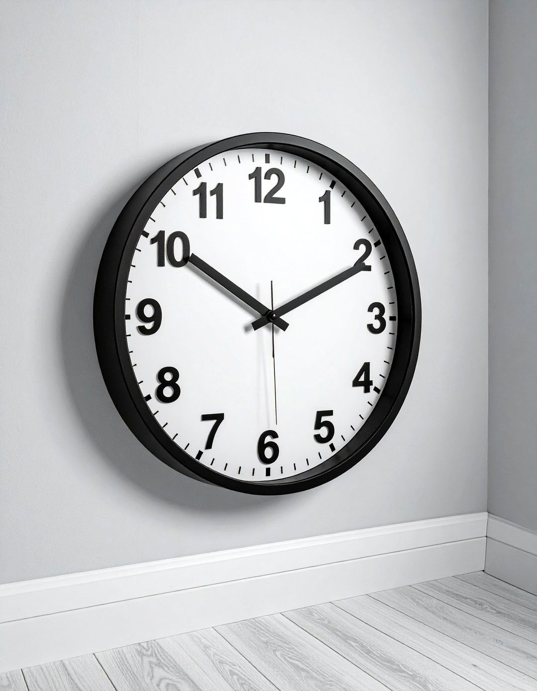 Frameless DIY wall clock - 30 wall clock ideas