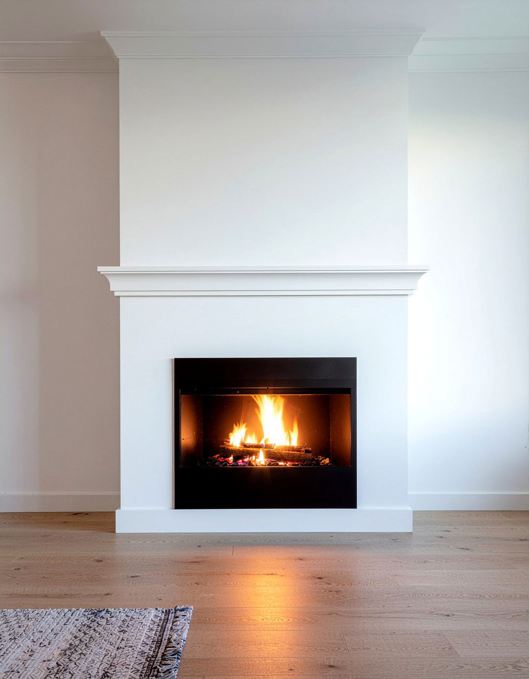 Frameless Gas Fireplace Insert - 30 living room gas fireplace ideas