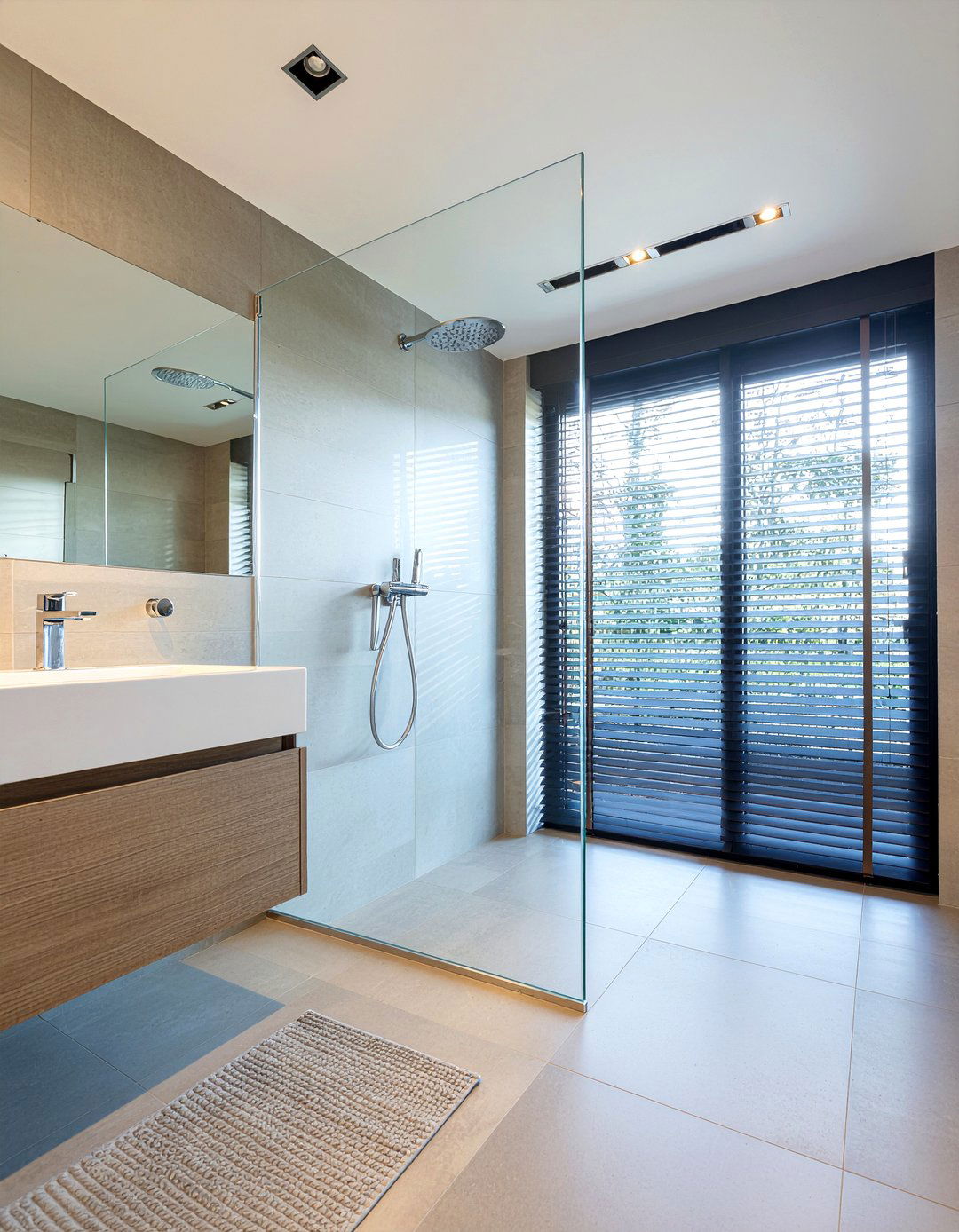 Frameless Glass Screen - 30 new build bathroom ideas