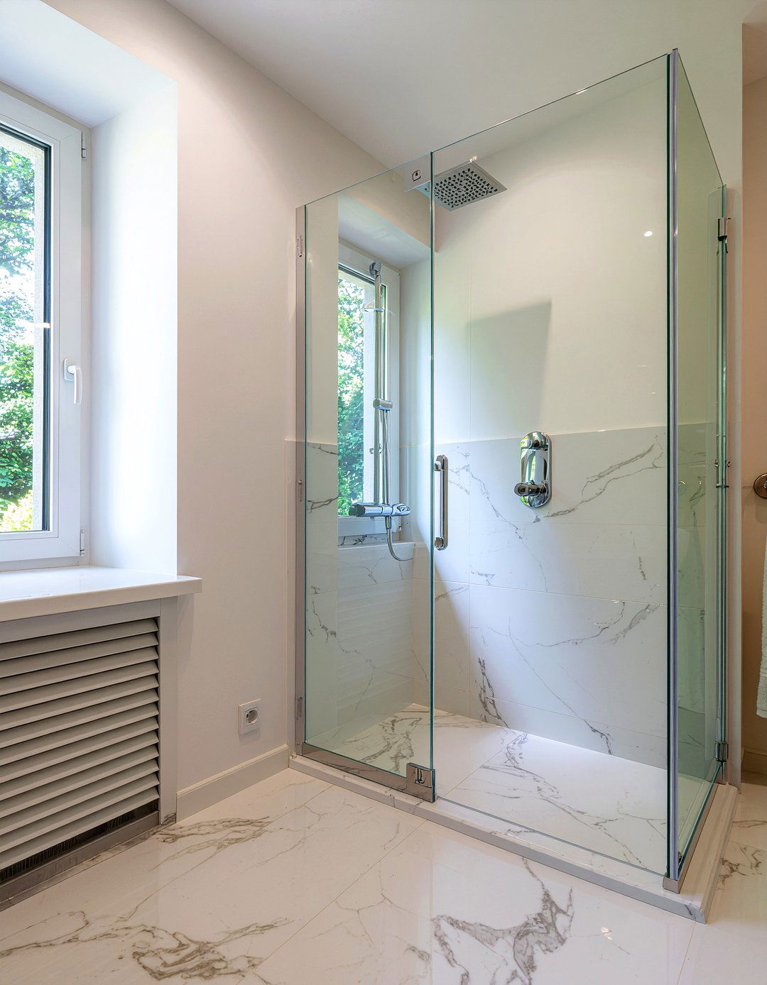 Frameless Glass Shower - 30 bathroom investment piece ideas