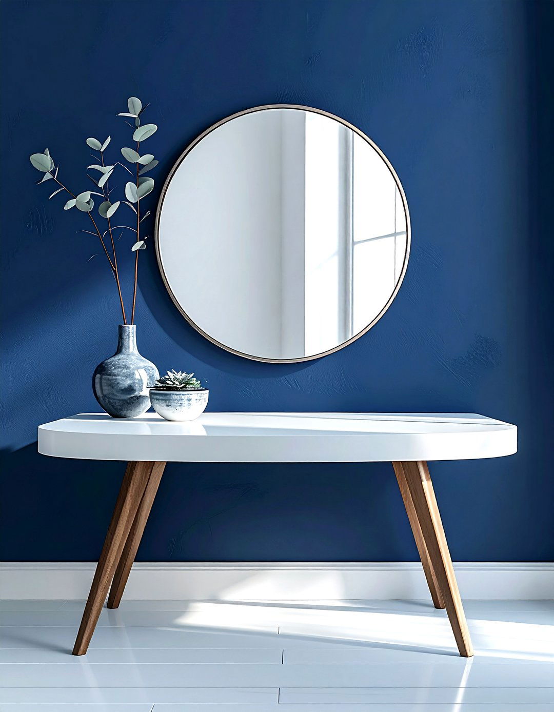 Frameless Minimalist Mirror - 30 round mirror ideas