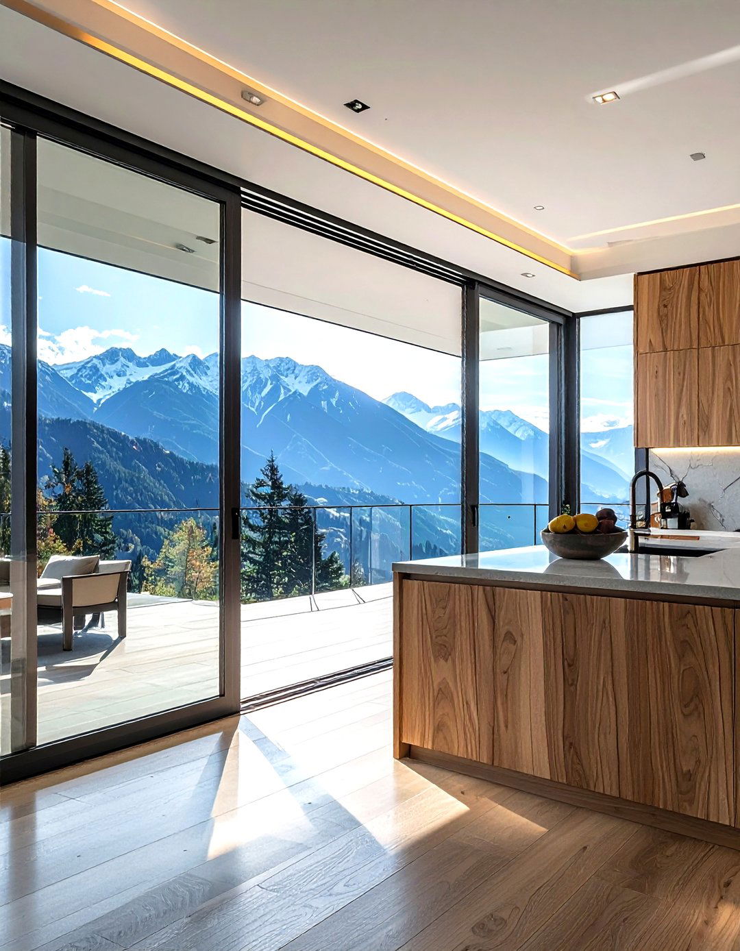 Frameless Pass Through Window - 30 kitchen pass-through window ideas