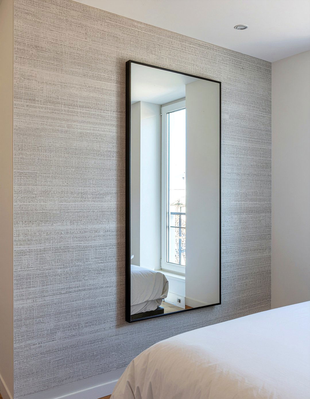 Frameless Wall Mirror - 30 bedroom mirror ideas