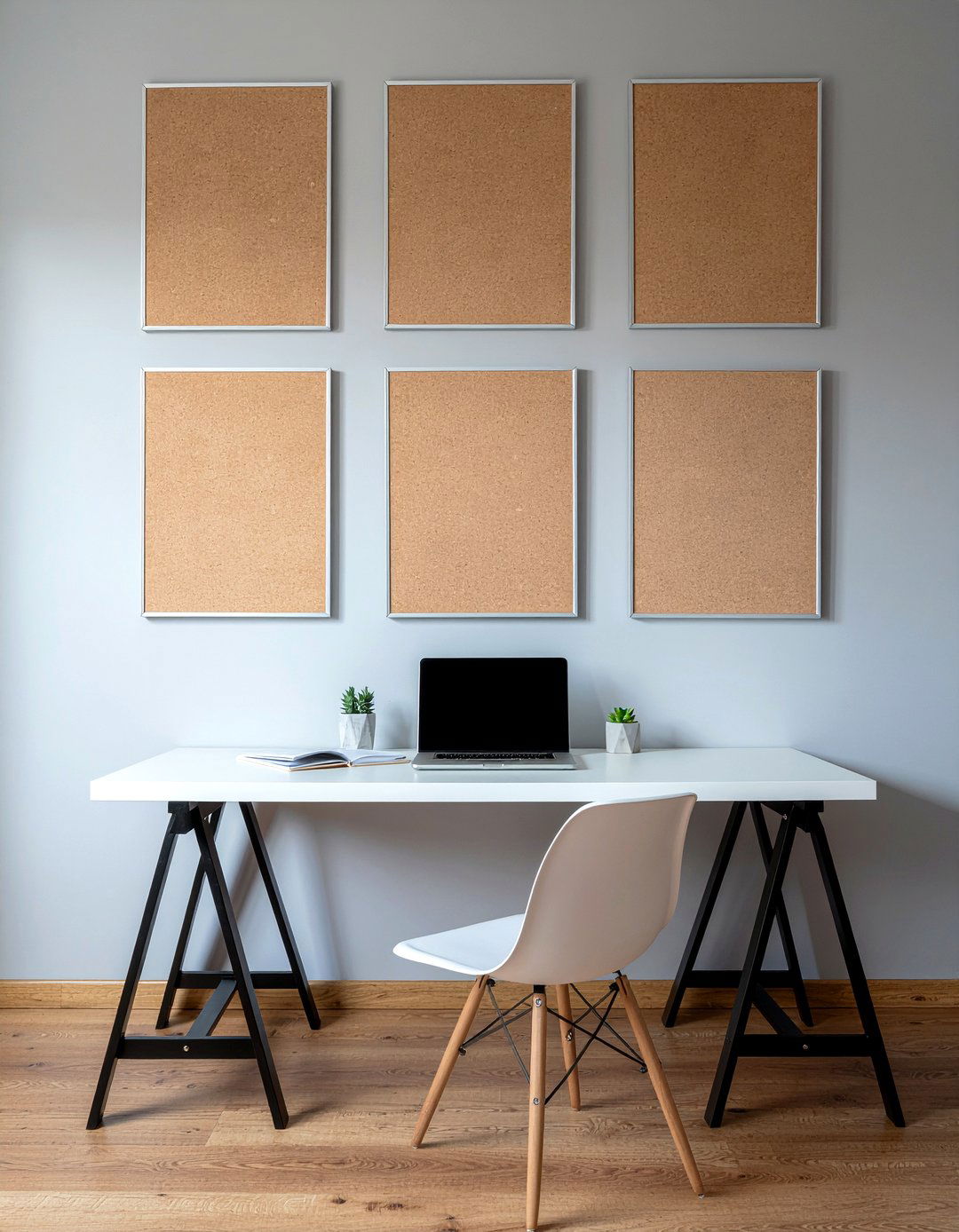 Frameless cork panels - 30 bedroom bulletin boards