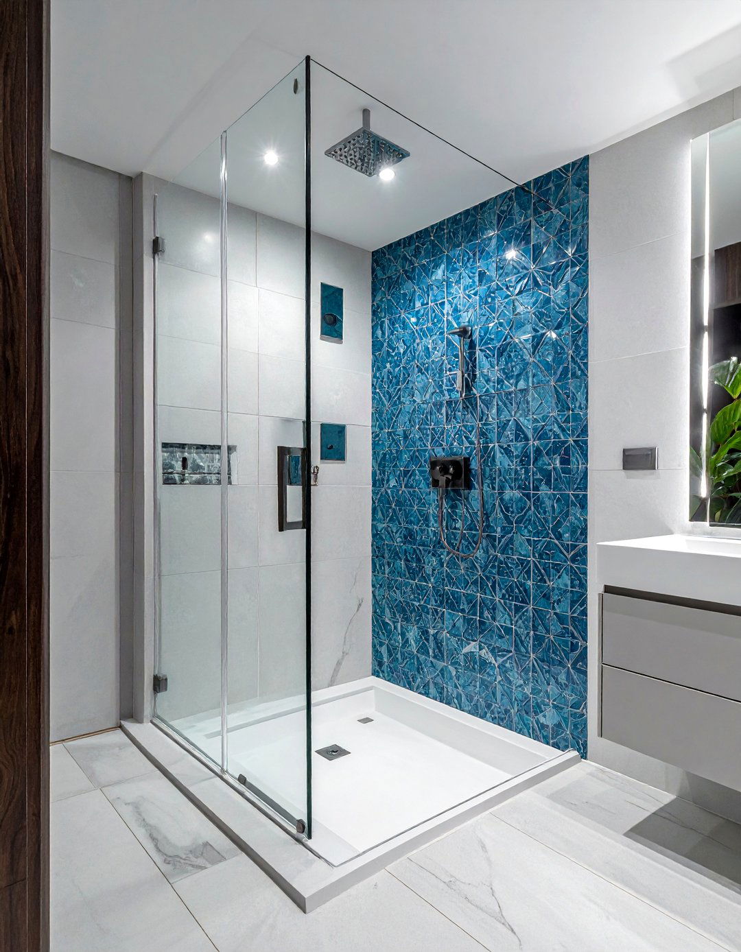 Frameless glass shower - 30 ultimate bathroom ideas