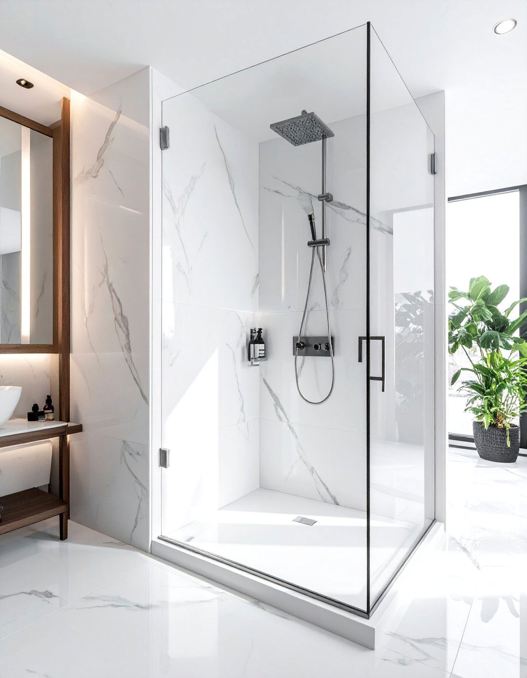 Frameless glass shower bathroom - 30 Waterworks bathroom ideas