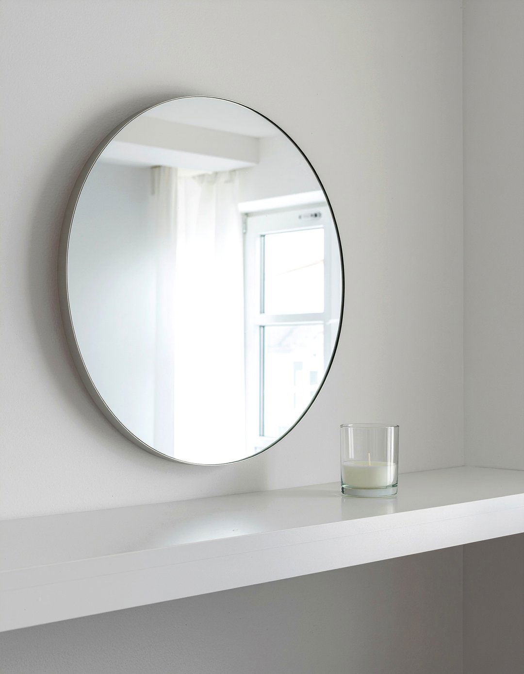 Frameless minimalist mirror - 30 bedroom wall mirrors