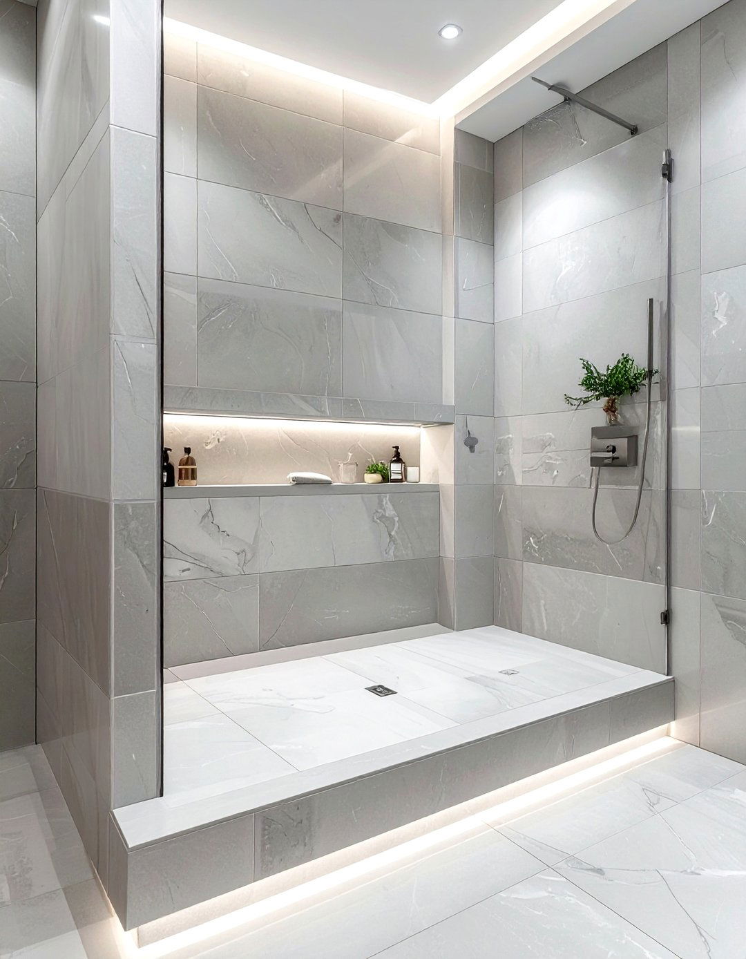 Frameless shower niche - 30 tile niche ideas