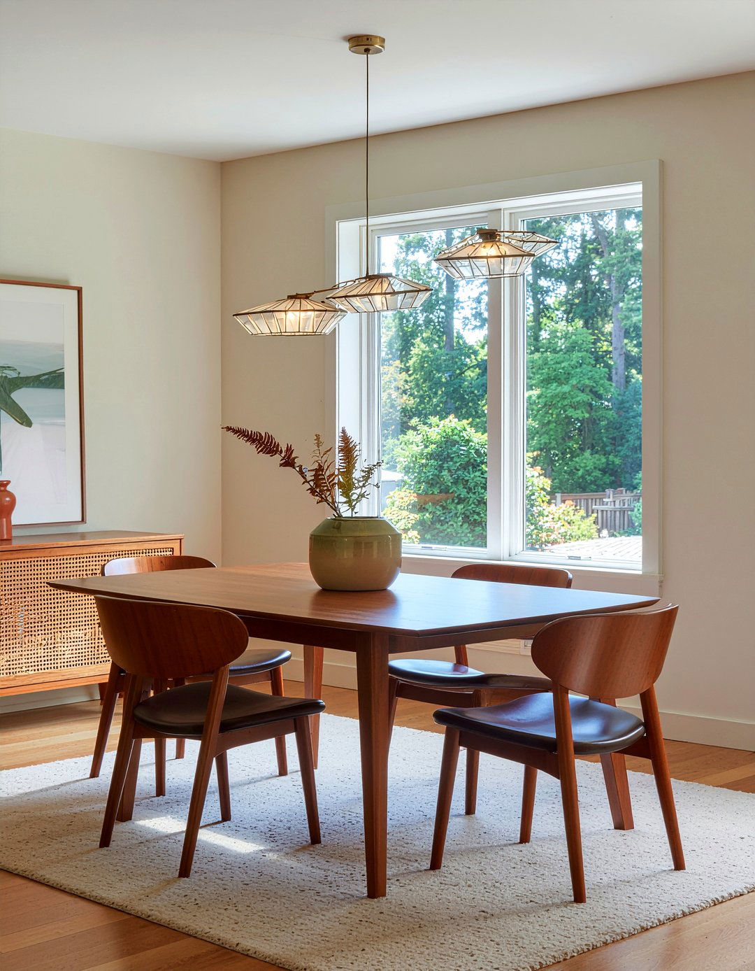 Frank Lloyd Wright Style Lighting - 30 prairie dining room ideas