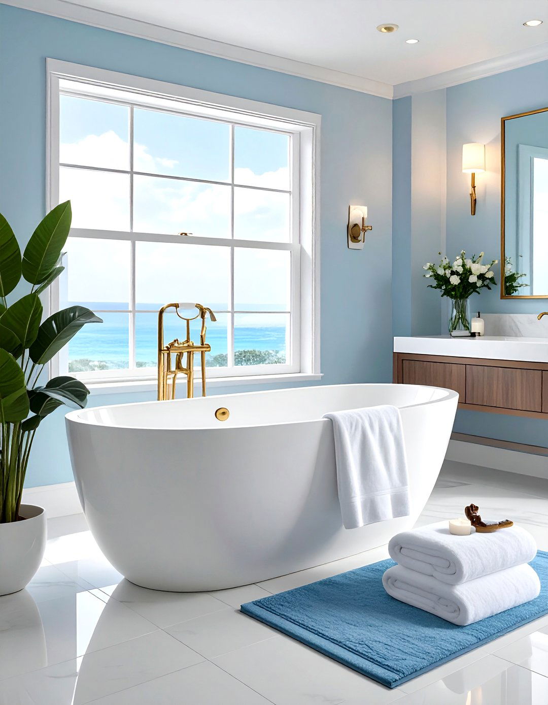 Freestanding Bathtub - 30 bathroom room settings