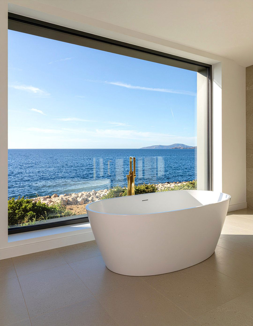 Freestanding Bathtub - 30 New England bathroom ideas