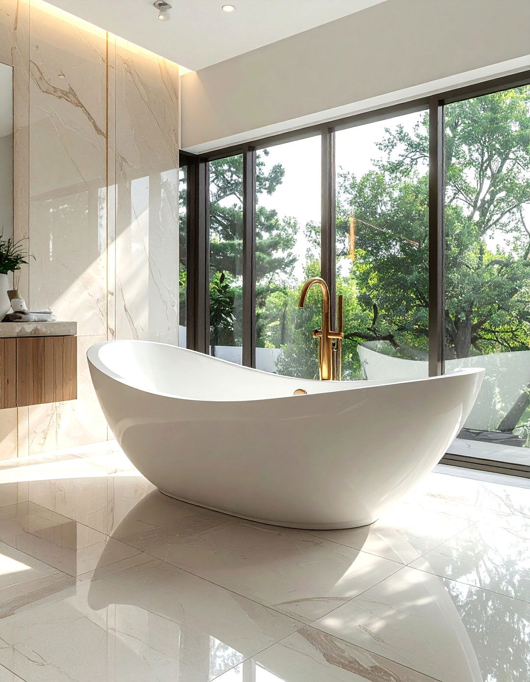 Freestanding Bathtub - 30 Property Brothers bathroom ideas