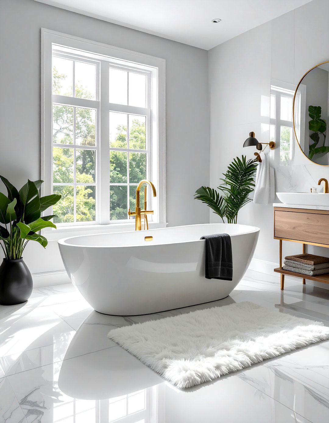Freestanding Bathtub - 30 unique bathroom ideas