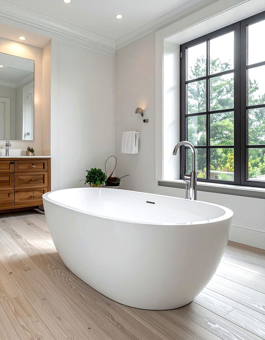 Freestanding Bathtub - 30 airy bathroom ideas