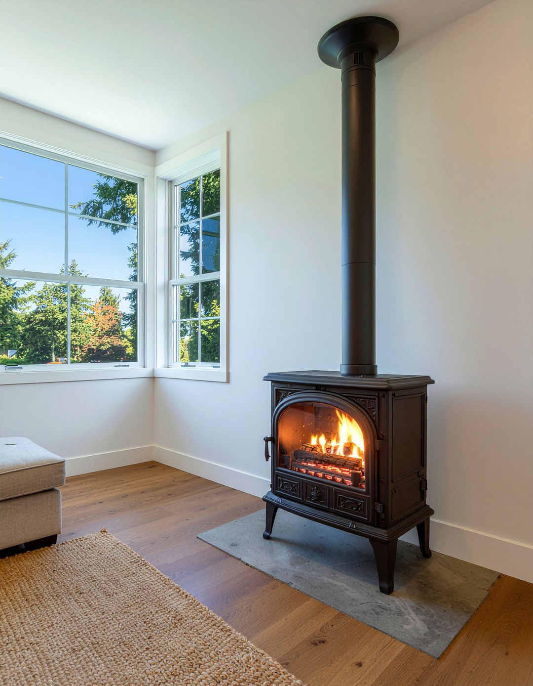 Freestanding Electric Fireplace Stove - 30 living room electric fireplace ideas