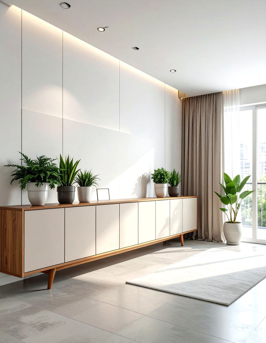 Freestanding Half Wall - 30 living room half wall ideas