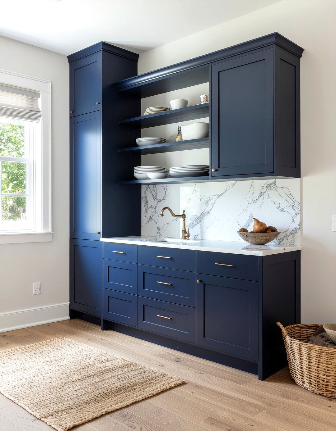 Freestanding Larder Cupboard - 30 English cottage kitchen ideas