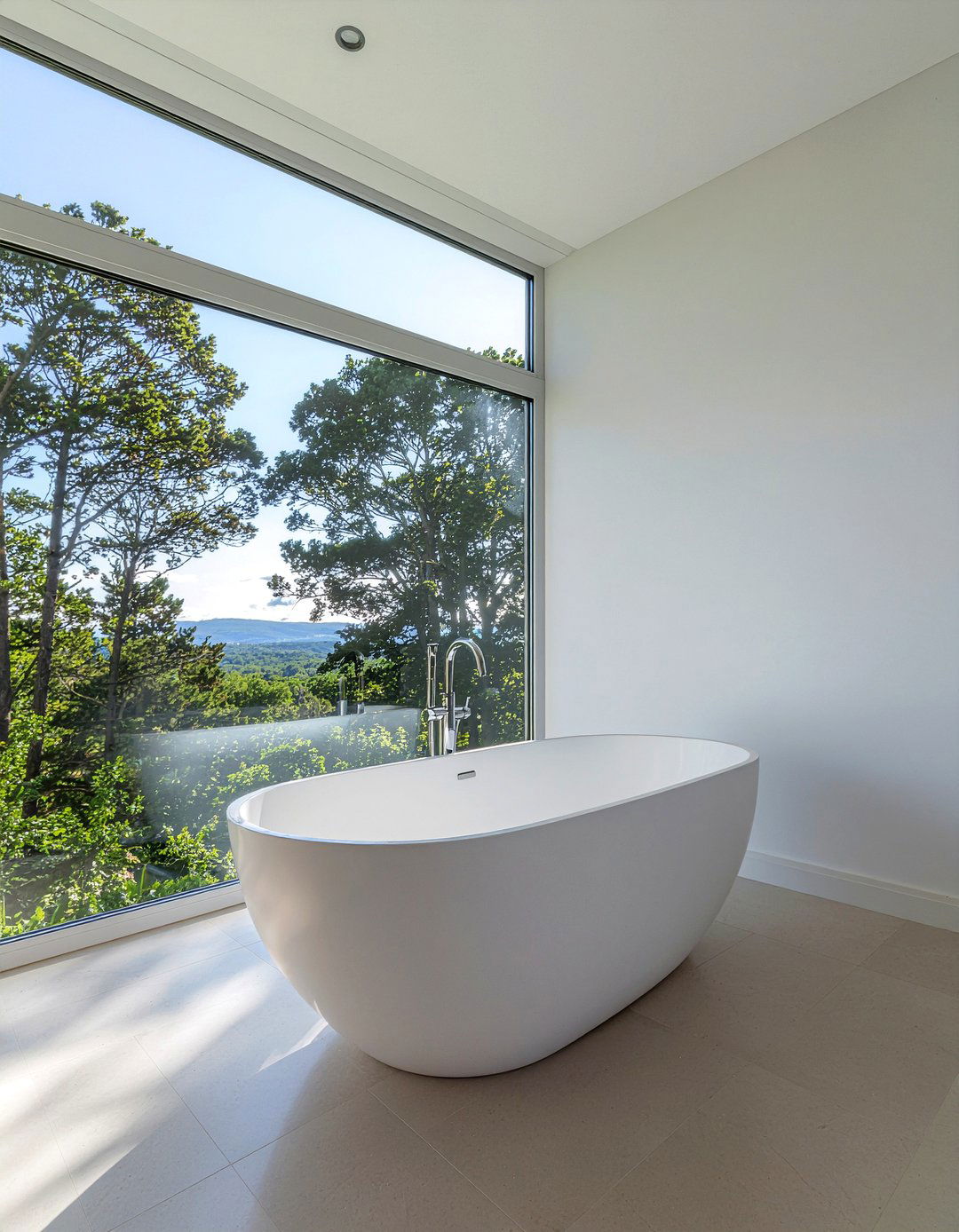 Freestanding Soak Tub - 30 relaxing bathroom ideas