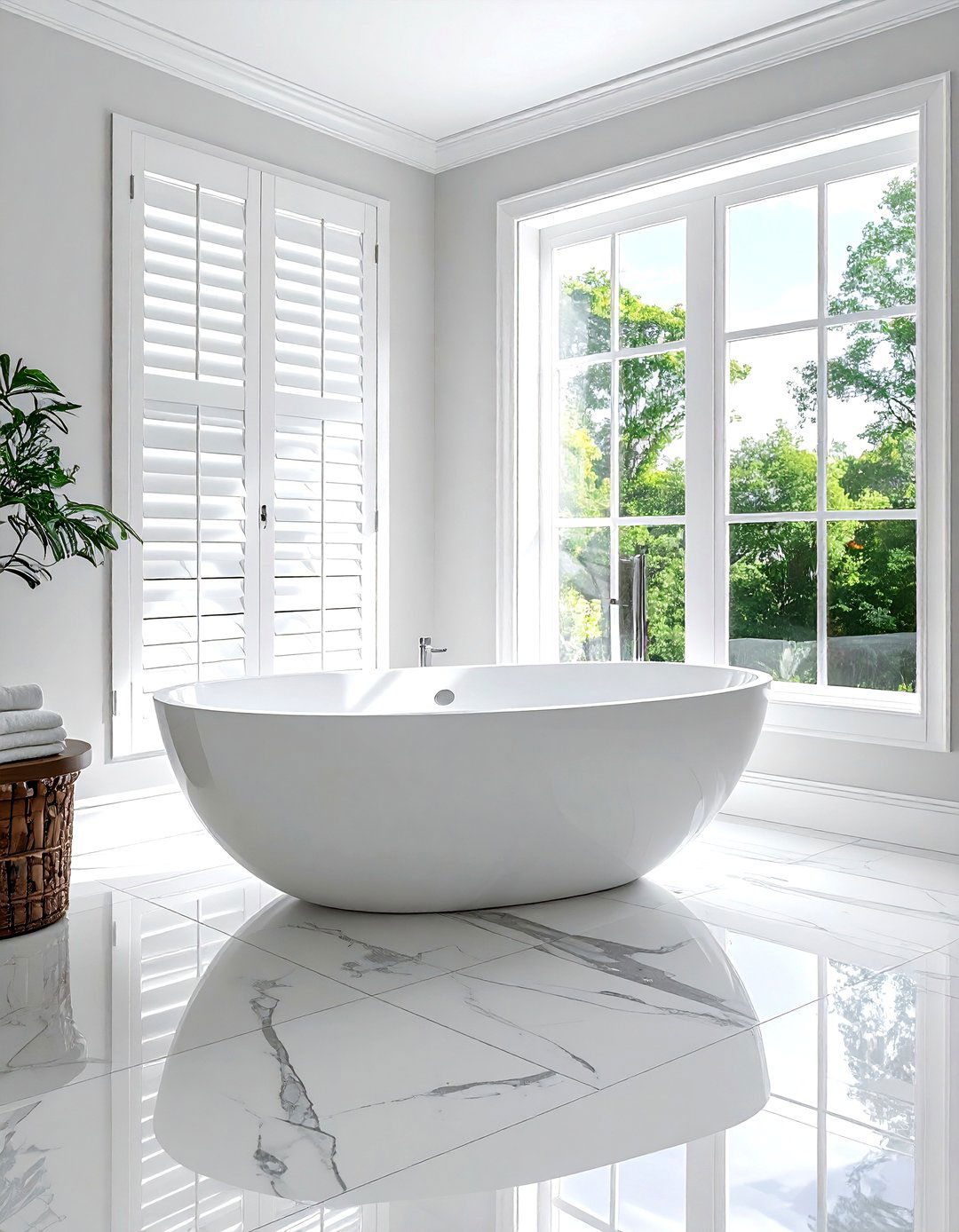 Freestanding Soaking Tub - 30 HGTV decor ideas