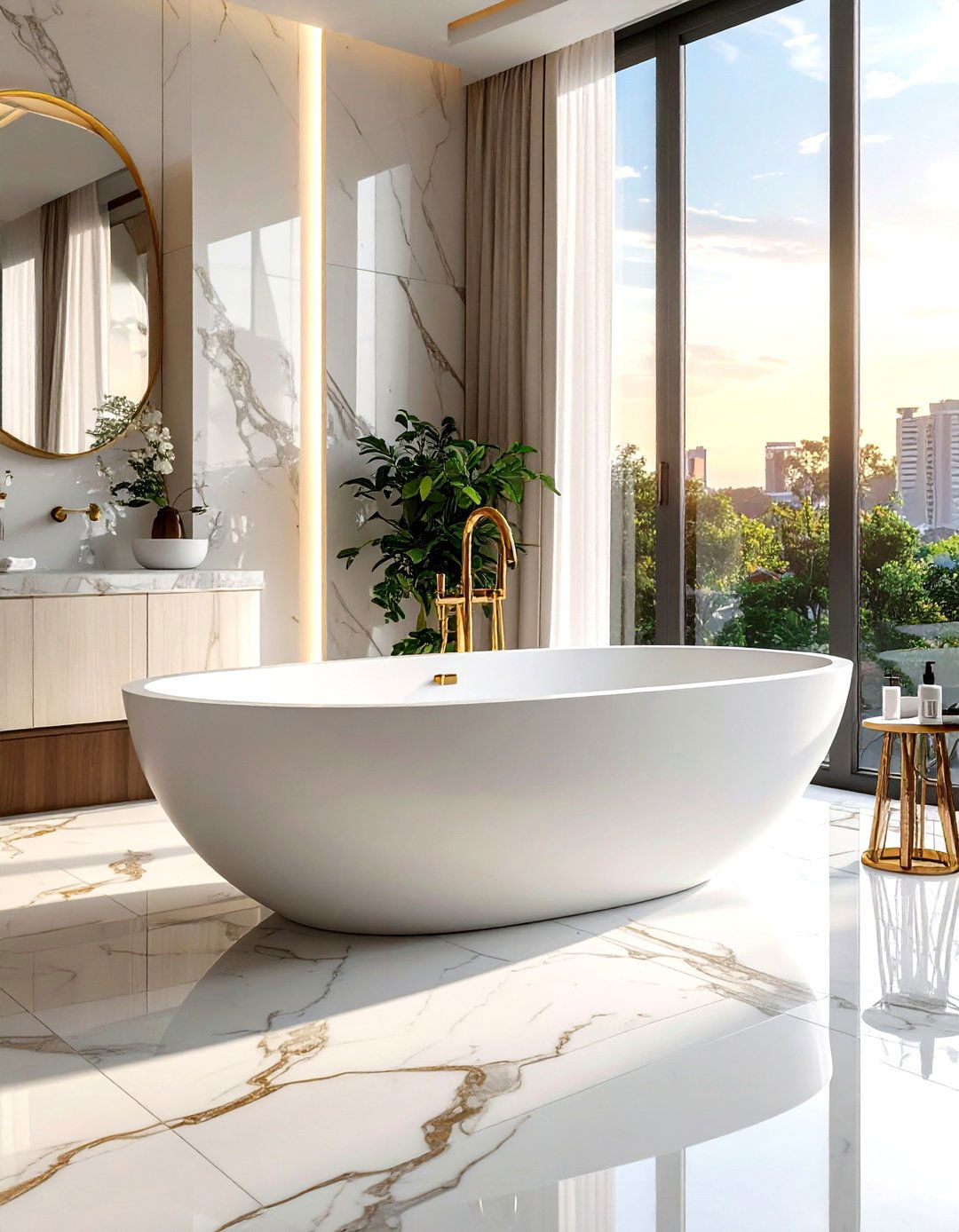 Freestanding Soaking Tub - 30 top bathroom ideas