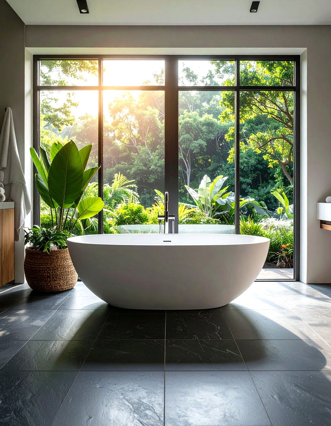 Freestanding Soaking Tub - 30 trending bathroom ideas