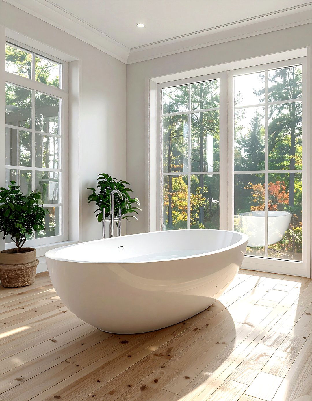 Freestanding Soaking Tub - 30 bathroom soft settings