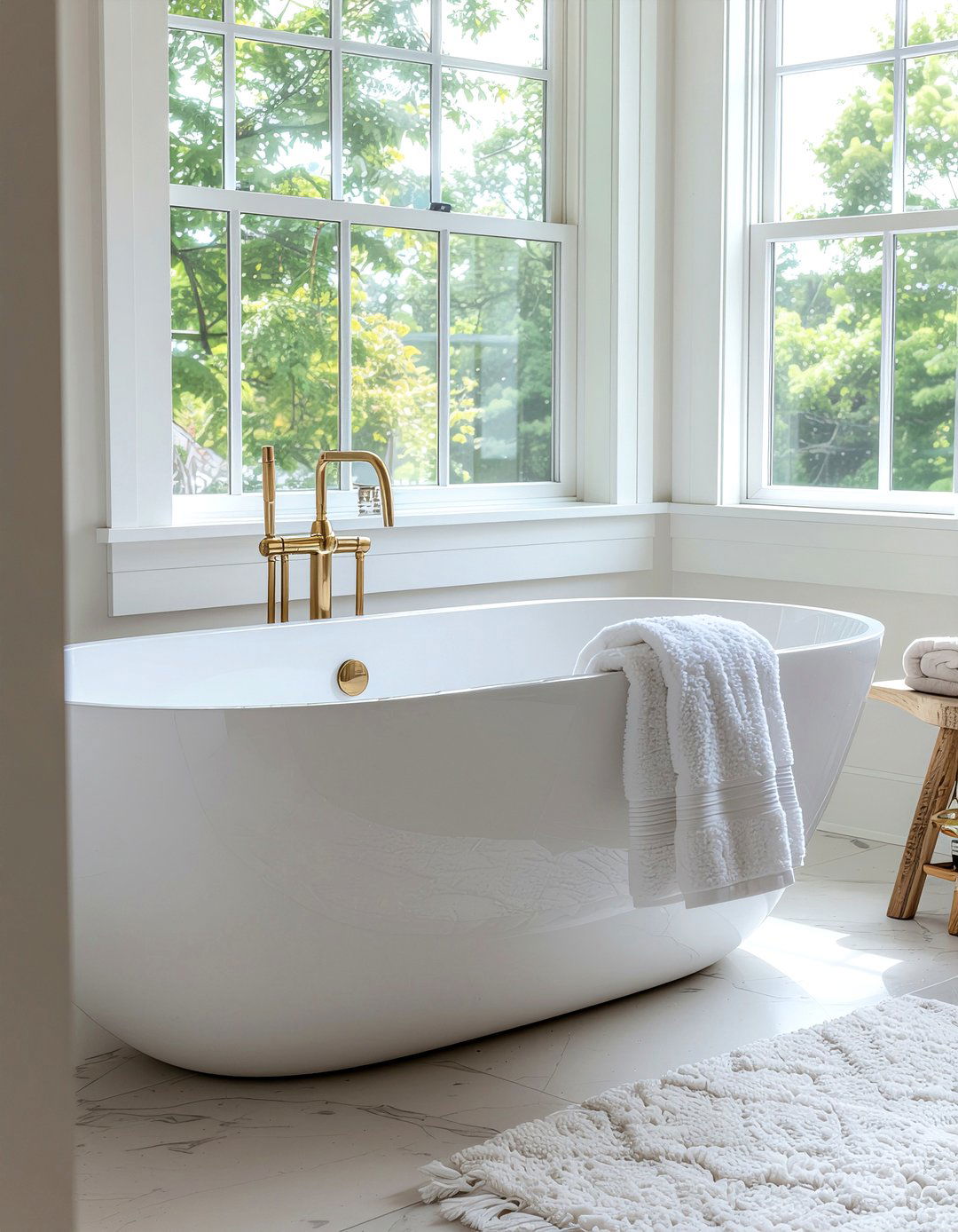 Freestanding Tub - 30 bathroom improvement ideas